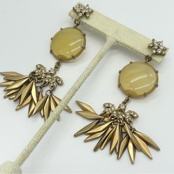 J. Crew Jeweled Dangle Earrings - Picture 1 of 3